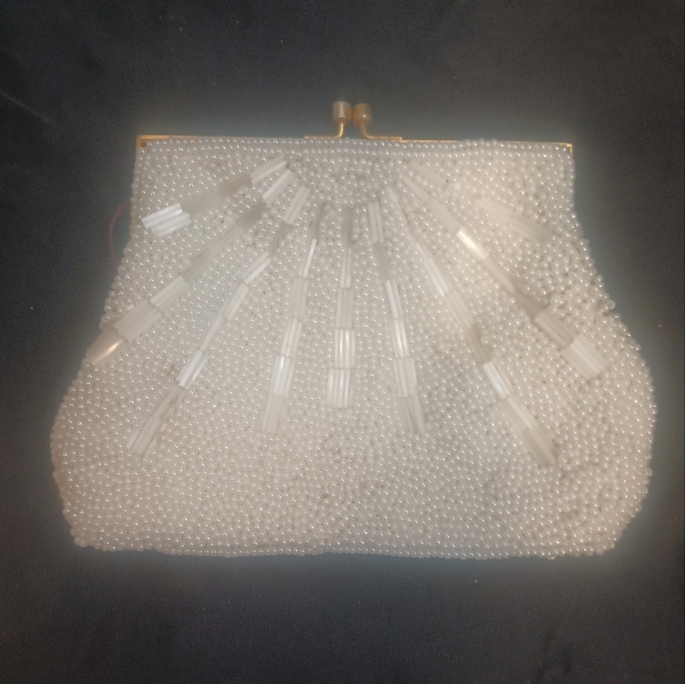 Hand made beaded purse
